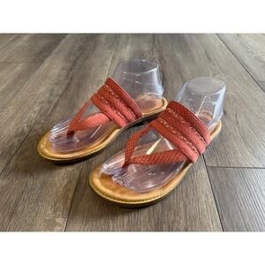 Sperry Gold Cup Abbey Anne Leather Sandals Size 7.5M‎